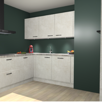 Beton Opal keuken Noorwegen 45521