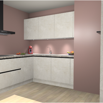 Beton Opal greeploze keuken Noorwegen 45532