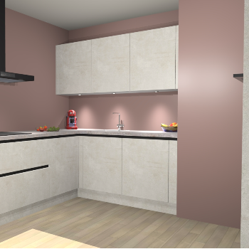 Beton Opal greeploze keuken Noorwegen 45533