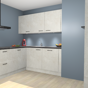 Beton Opal keuken Noorwegen 45529