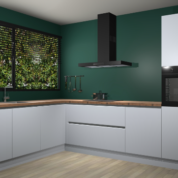 Sneeuwwitte greeploze keuken Rhodos 54282