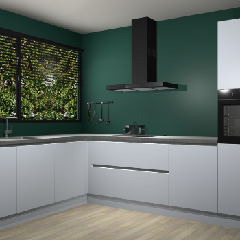 Sneeuwwitte greeploze keuken Rhodos 54315