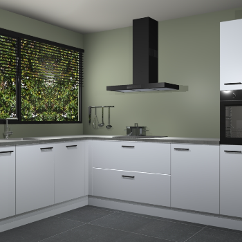 Sneeuwwitte keuken Rhodos 54316