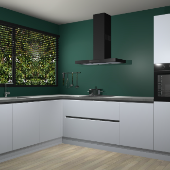 Sneeuwwitte greeploze keuken Rhodos 54318