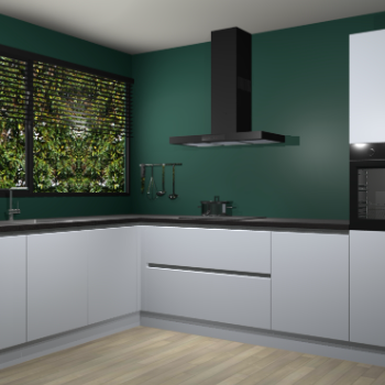 Sneeuwwitte greeploze keuken Rhodos 54339