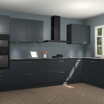 Onyxgrijze keuken Graz 72736