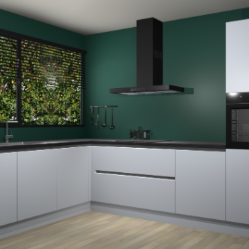 Sneeuwwitte greeploze keuken Rhodos 54419