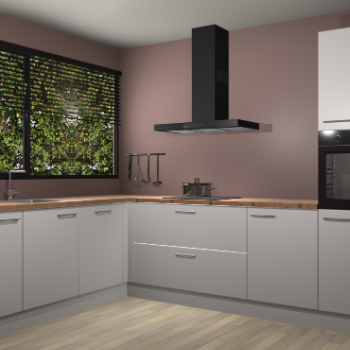 Zijdegrijze keuken Rhodos 54437