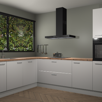 Zijdegrijze keuken Rhodos 54438