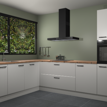 Zijdegrijze keuken Rhodos 54440