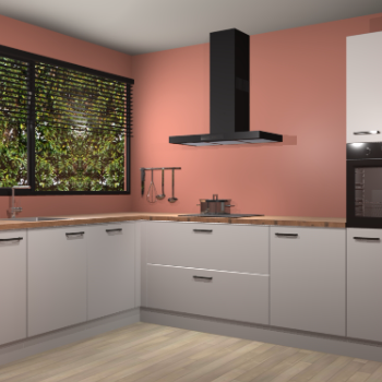 Zijdegrijze keuken Rhodos 54441