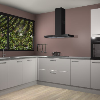 Zijdegrijze keuken Rhodos 54505