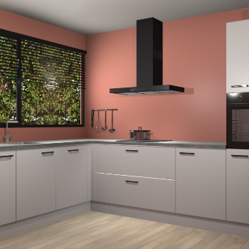 Zijdegrijze keuken Rhodos 54531