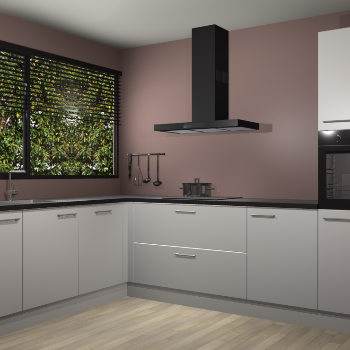 Zijdegrijze keuken Rhodos 54534