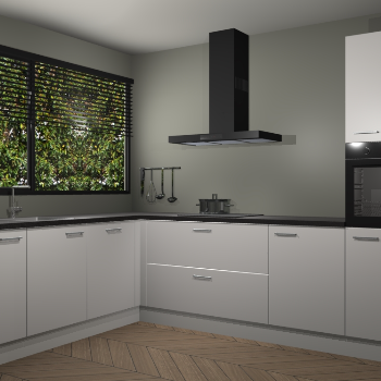 Zijdegrijze keuken Rhodos 54535