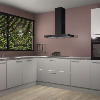 Zijdegrijze keuken Rhodos 54579