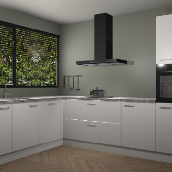 Zijdegrijze keuken Rhodos 54580