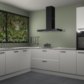 Zijdegrijze keuken Rhodos 54642