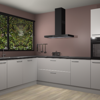 Zijdegrijze keuken Rhodos 54655