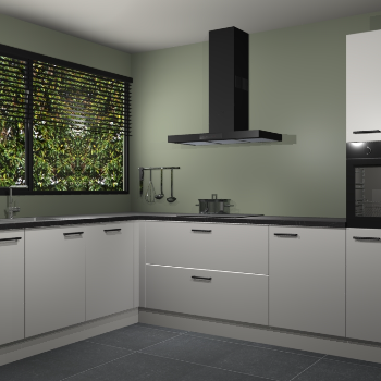 Zijdegrijze keuken Rhodos 54658