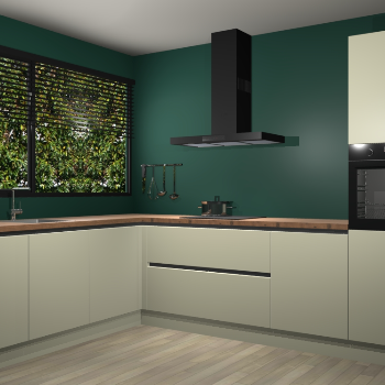 Magnolia greeploze keuken Rhodos 54672