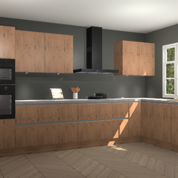 Astoria eiken greeploze keuken Graz 73046