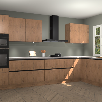 Astoria eiken greeploze keuken Graz 73049