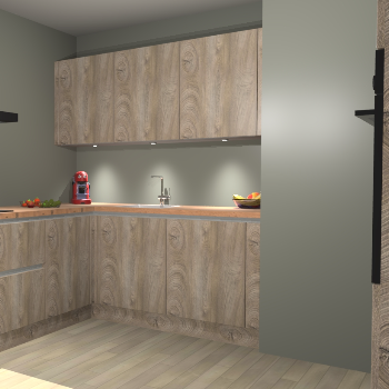 Cantaro Eiken greeploze keuken Noorwegen 43024