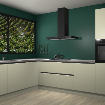 Magnolia greeploze keuken Rhodos 54738