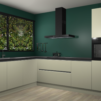 Magnolia greeploze keuken Rhodos 54749