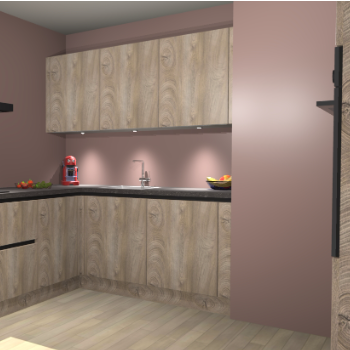 Cantaro Eiken greeploze keuken Noorwegen 42897