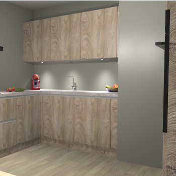 Cantaro Eiken greeploze keuken Noorwegen 42785