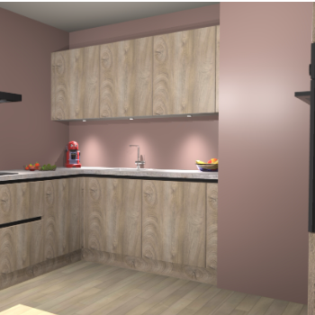 Cantaro Eiken greeploze keuken Noorwegen 42796