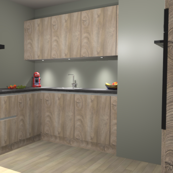 Cantaro Eiken greeploze keuken Noorwegen 42773