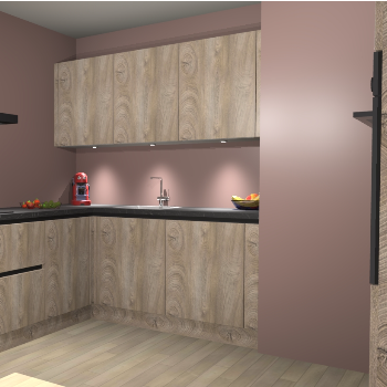 Cantaro Eiken greeploze keuken Noorwegen 42781