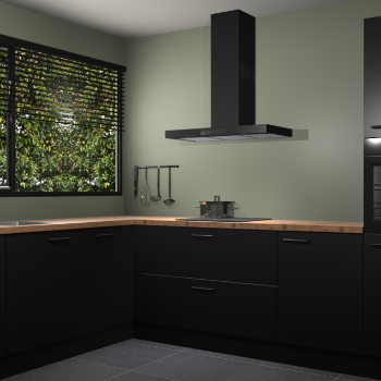 Zwarte keuken Rhodos 54773