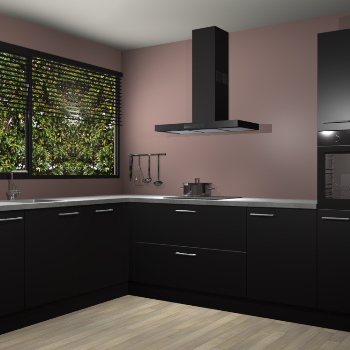 Zwarte keuken Rhodos 54783