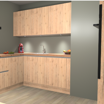 Madera Natuur greeploze keuken Noorwegen 43735