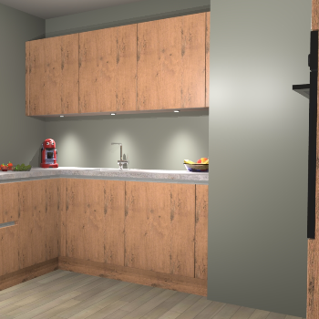 Astoria Eiken greeploze keuken Noorwegen 43923