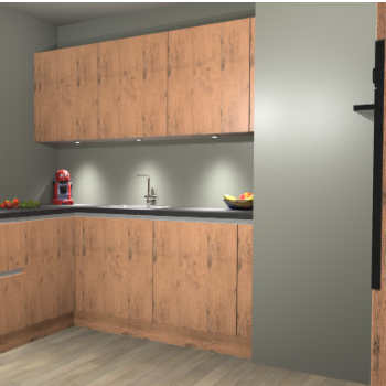 Astoria Eiken greeploze keuken Noorwegen 43924