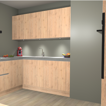 Madera Natuur greeploze keuken Noorwegen 43774