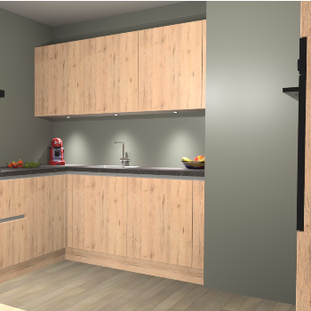 Madera Natuur greeploze keuken Noorwegen 43775