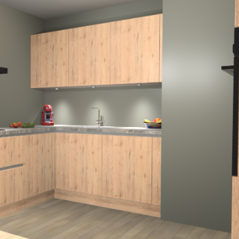 Madera Natuur greeploze keuken Noorwegen 43777