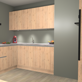 Madera Natuur greeploze keuken Noorwegen 43778