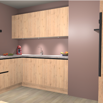 Madera Natuur greeploze keuken Noorwegen 43799