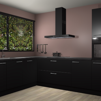 Zwarte keuken Rhodos 54886