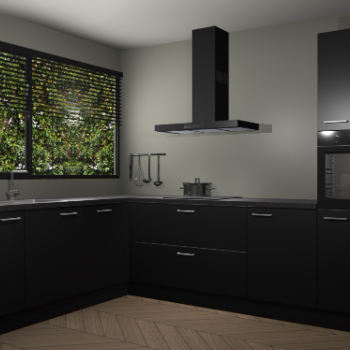 Zwarte keuken Rhodos 54887