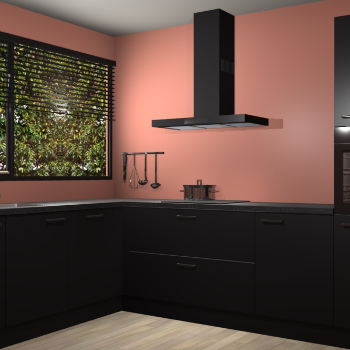 Zwarte keuken Rhodos 54890