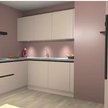 Kasjmier greeploze keuken Noorwegen 43091