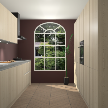 Vuren greeploze keuken Dawei 90287